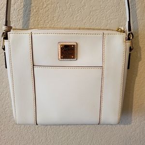 Like-New Dooney & Bourke White Crossbody